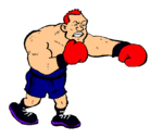 Dibujo Boxeador pintado por fabri