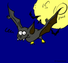 Dibujo Murciélago loco pintado por murcielago