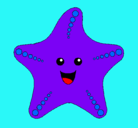 Dibujo Estrella de mar pintado por zoe