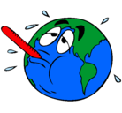 Dibujo Calentamiento global pintado por jesu