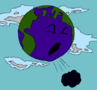 Dibujo Tierra enferma pintado por ESTIVEN