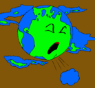 Dibujo Tierra enferma pintado por NELLYMABEL
