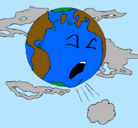 Dibujo Tierra enferma pintado por lucianasantacruz