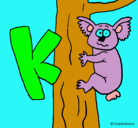 Dibujo Koala pintado por lucia