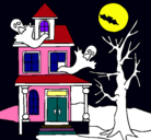 Dibujo Casa fantansma pintado por AngelAlfonso
