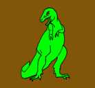 Dibujo Tiranosaurios rex pintado por xavi