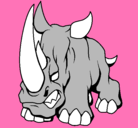 Dibujo Rinoceronte II pintado por sarahi
