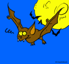 Dibujo Murciélago loco pintado por jaime