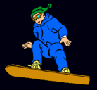 Dibujo Snowboard pintado por edgarulisesbriseogarcia