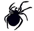 Dibujo Araña venenosa pintado por jorge