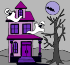 Dibujo Casa fantansma pintado por pipipopo