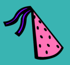 Dibujo Sombrero de cumpleaños pintado por cHiQuI-mIsHa-