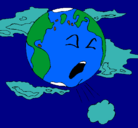Dibujo Tierra enferma pintado por luisanny