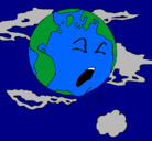 Dibujo Tierra enferma pintado por marc