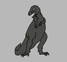 Dibujo Tiranosaurios rex pintado por inma