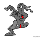 Dibujo Momia bailando pintado por kevin