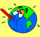 Dibujo Calentamiento global pintado por jorgeeduardo