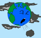 Dibujo Tierra enferma pintado por ADELAIDA