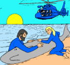 Dibujo Rescate ballena pintado por andreswowww