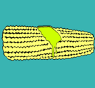 Dibujo Mazorca de maíz pintado por puchi