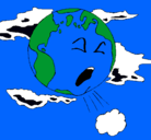 Dibujo Tierra enferma pintado por YERAL