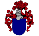 Dibujo Escudo de armas y casco pintado por erickaquetzalli