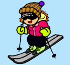 Dibujo Niño esquiando pintado por nuriatorres78
