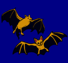 Dibujo Un par de murciélagos pintado por samy