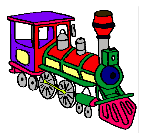 Dibujo De Tren Pintado Por Xfgdsf En Dibujos Net El D A A Las