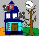 Dibujo Casa fantansma pintado por kiarita005
