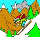 Dibujo Esquiador pintado por Esquiador