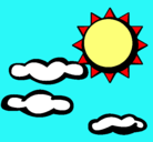 Dibujo Sol y nubes 2 pintado por irene1