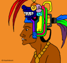 Dibujo Jefe de la tribu pintado por americaodet