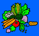 Dibujo verduras pintado por NANCYMEDINA