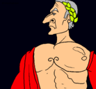 Dibujo Julio César pintado por ivan