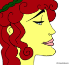 Dibujo Cabeza de mujer pintado por afrodita
