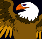 Dibujo Águila Imperial Romana pintado por lara