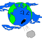 Dibujo Tierra enferma pintado por chiqui1999