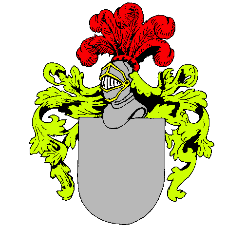 Escudo de armas y casco