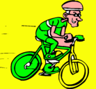 Dibujo Ciclismo pintado por h