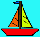 Dibujo Barco velero pintado por federico