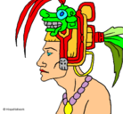 Dibujo Jefe de la tribu pintado por carlos