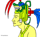 Dibujo Jefe de la tribu pintado por misael