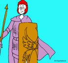 Dibujo Soldado romano II pintado por cynthia