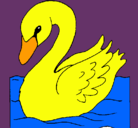 Dibujo Cisne pintado por monica