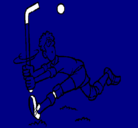 Dibujo Jugador de hockey sobre hierba pintado por klt...mnnn