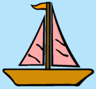 Dibujo Barco velero pintado por gaby