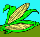 Dibujo Mazorca de maíz pintado por LULY-70