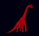 Dibujo Braquiosaurio pintado por anngelo