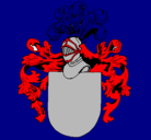 Dibujo Escudo de armas y casco pintado por IGNACIO